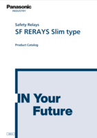 PANASONIC SF RELAYS: SLIM TYPE CATALOG SF SLIM SERIES: SF RELAY SLIM TYPE PRODUCT CATALOG